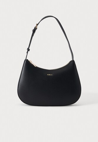 FURLA Schultertasche 'MARGOT' in Schwarz: Vorderseite