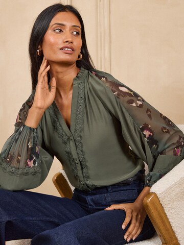 Camicia da donna di love & roses in verde