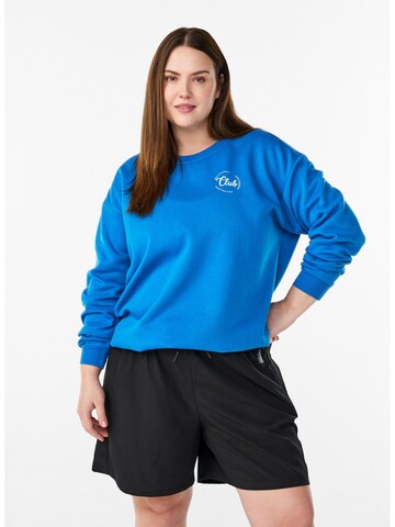 Active by Zizzi Спортивный свитшот 'Cannie' в Синий