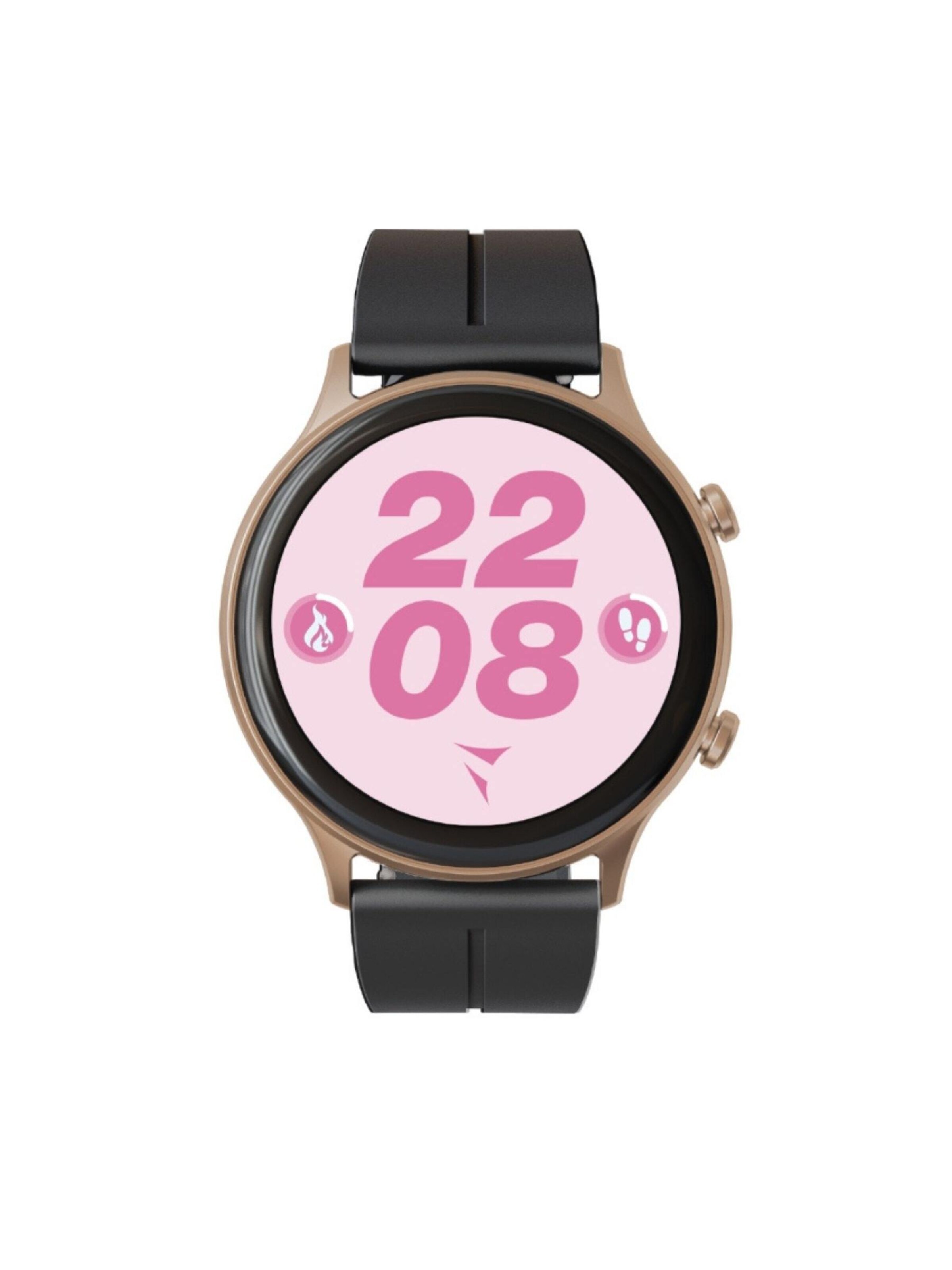 Techmade Digitaluhr 'Dynamic 2 Smartwatch - Bundle mit Kopfhörern'‌‌‌ in Pink