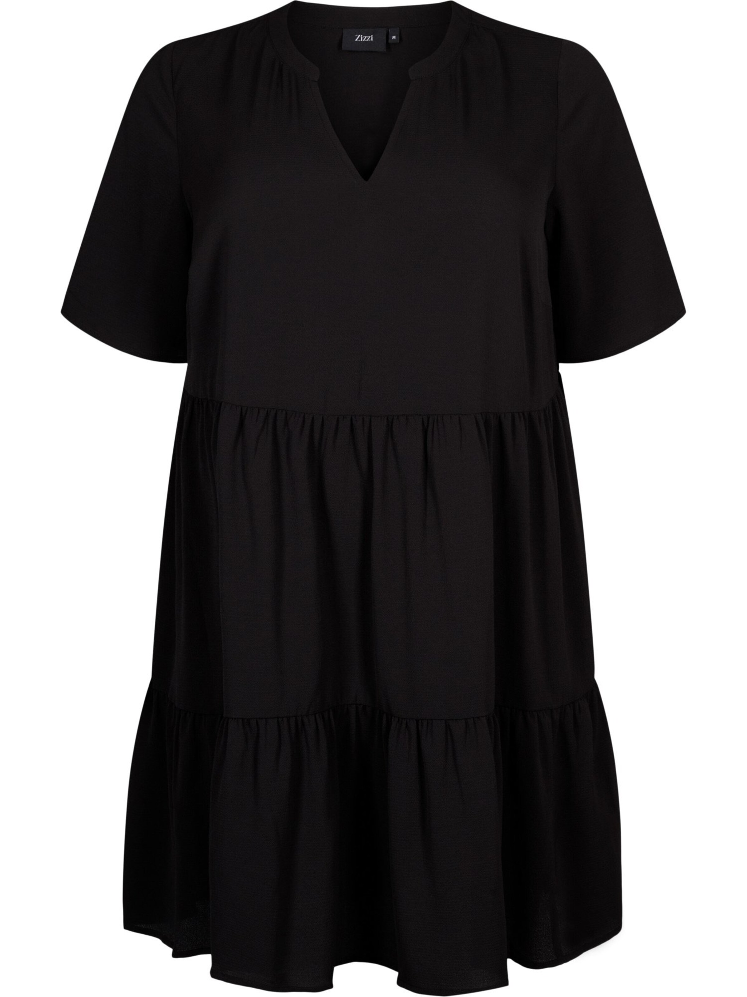 Zizzi Obleka 'Vanni' | črna barva: sprednja stran