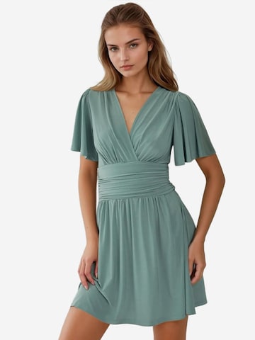 Hiccup Kleid in Grün: Vorderseite
