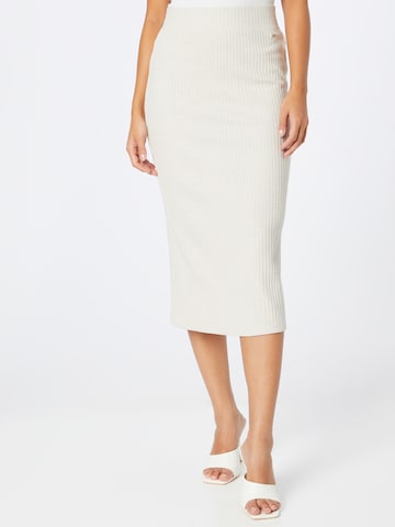 TOM TAILOR DENIM Skirt in White: front