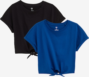 mėlyna WE Fashion Marškinėliai: priekis