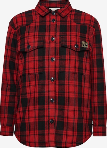 Superdry Between-Season Jacket 'BORG' in Red: front