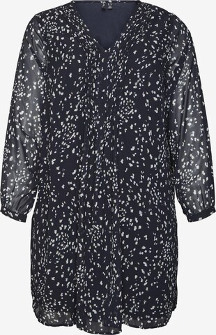 Robe Vero Moda Curve en bleu : devant