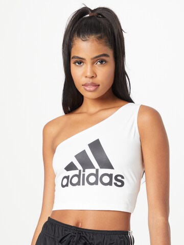 ADIDAS SPORTSWEAR Sports top 'Future Icons Badge Of Sport' in White: front