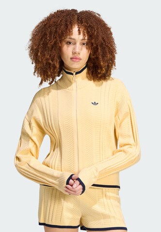 ADIDAS ORIGINALS - Casaco de malha 'Firebird' em bege: frente