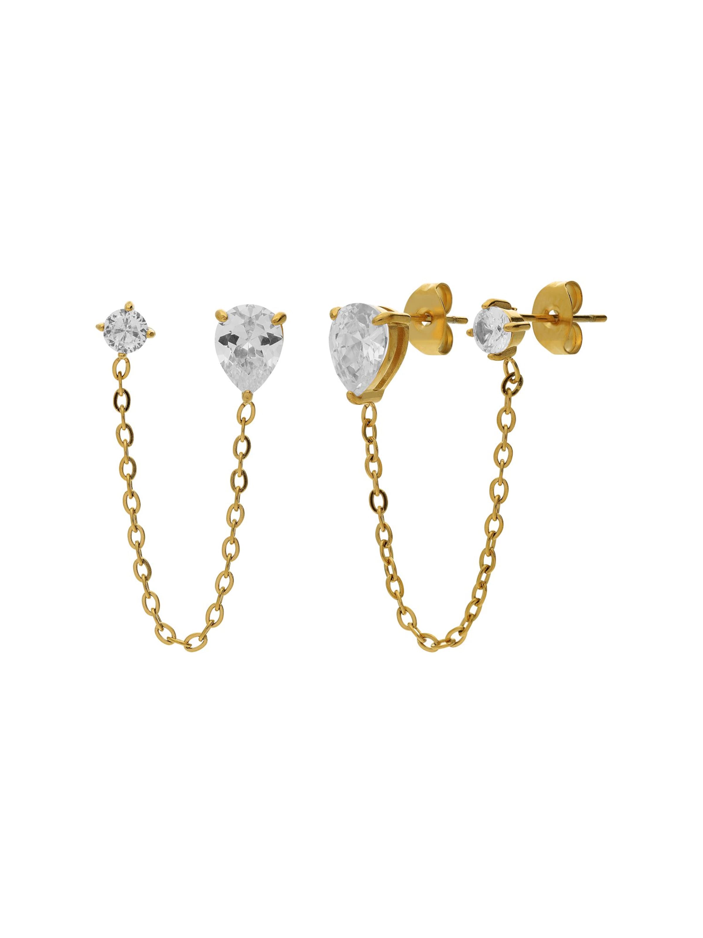 Lucardi Earrings 'Statement' in Onesize in Gold, Item view
