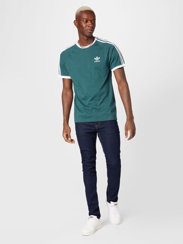 Tricou 'Adicolor Classics 3-Stripes' de la ADIDAS ORIGINALS pe verde