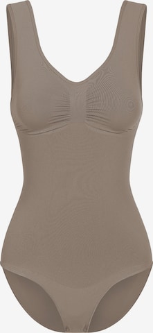 Body modelant 'Tank Bodysuit Sculpting Shapewear mit Slip' cfab (formerly creamy fabrics) en gris : devant