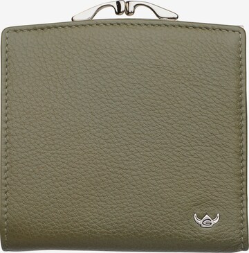 GOLDEN HEAD Wallet 'Madrid' in Green: front