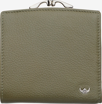 GOLDEN HEAD Wallet 'Madrid' in Green: front