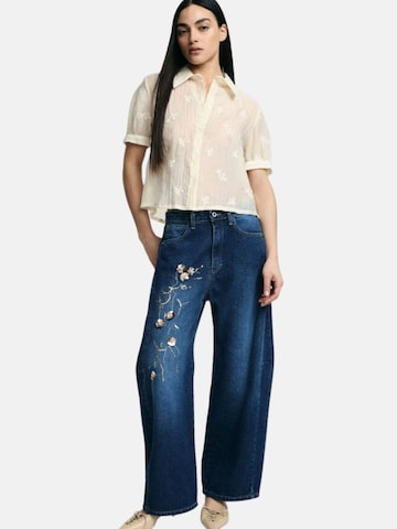 Wide Leg Jean 'Pantalone' PLEASE en bleu
