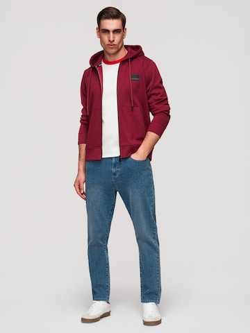 Ombre Sweat jacket in Red
