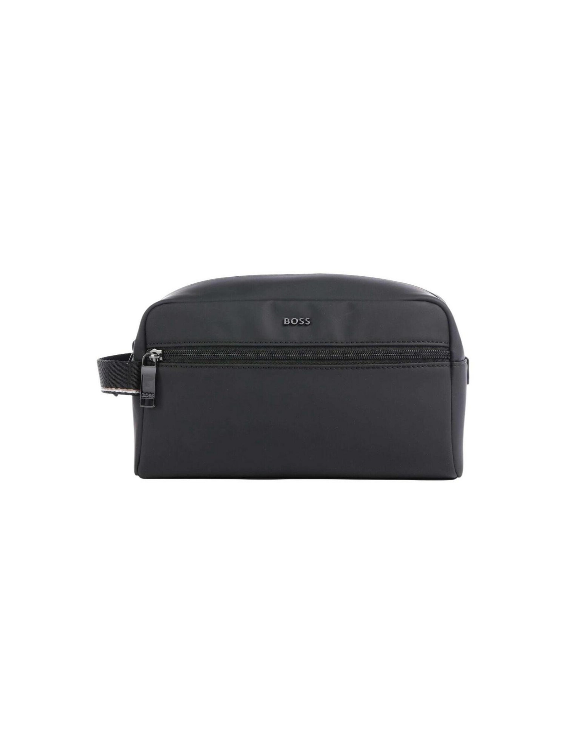 Nécessaire 'Zeph Washbag 50572866' di BOSS in nero: frontale
