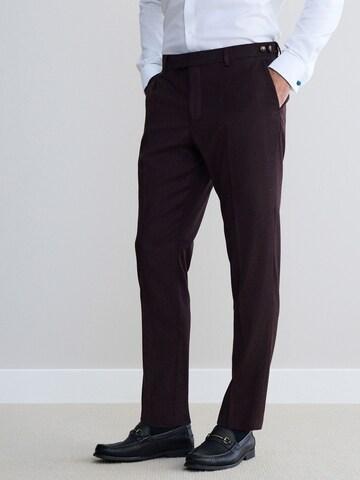 Next Slimfit Pantalon in Rood: voorkant
