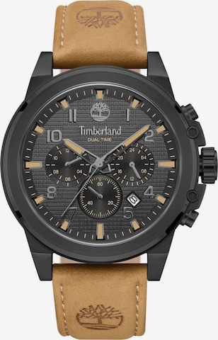 TIMBERLAND Analoguhr 'Duo-time watch Fast Strike' in Braun: Vorderseite