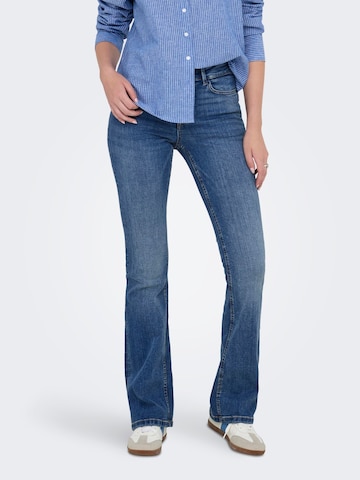 JDY Flared Jeans 'JDYFina' in Blauw: voorkant