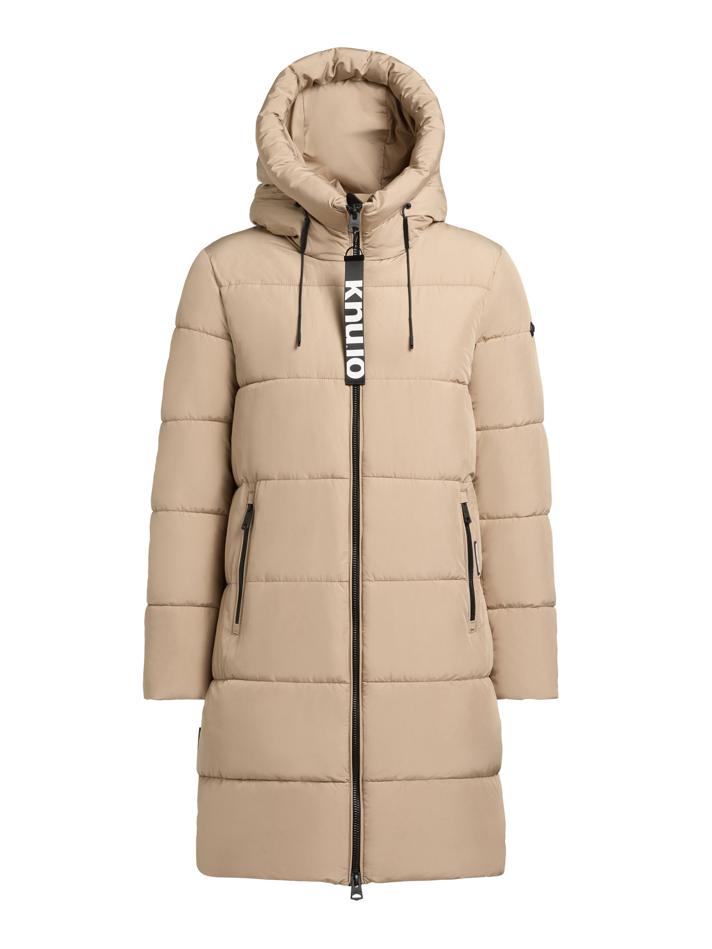 khujo Winter Coat in Beige: front