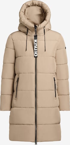 khujo Winter Coat in Beige: front