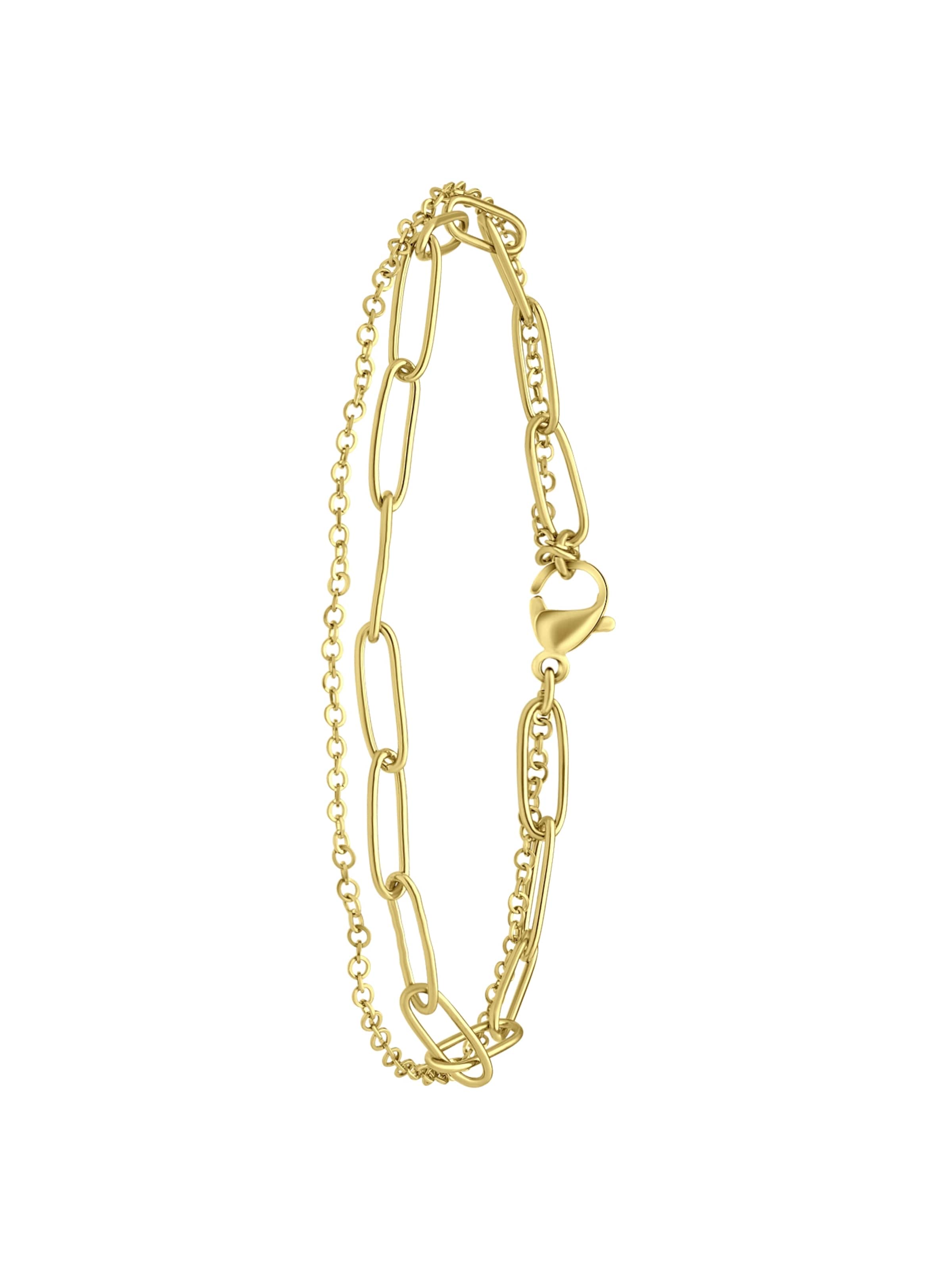 Lucardi Armband in Gold: Vorderseite