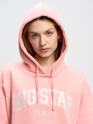 BIG STAR Sweatshirt 'Rubialsa' in Roze