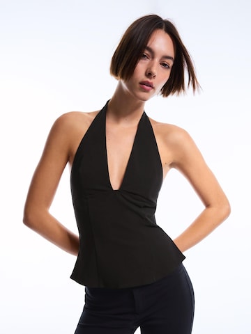 Bershka Top in Zwart: voorkant