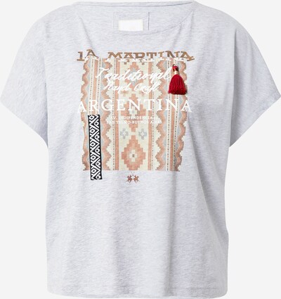 La Martina T-Shirt in hellgrau / mischfarben, Produktansicht