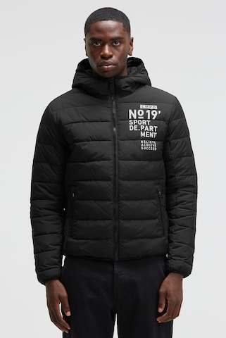 Veste outdoor CAMP DAVID en noir : devant
