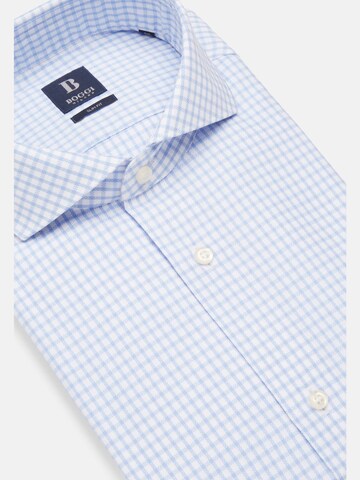 Boggi Milano Slim fit Overhemd in Blauw