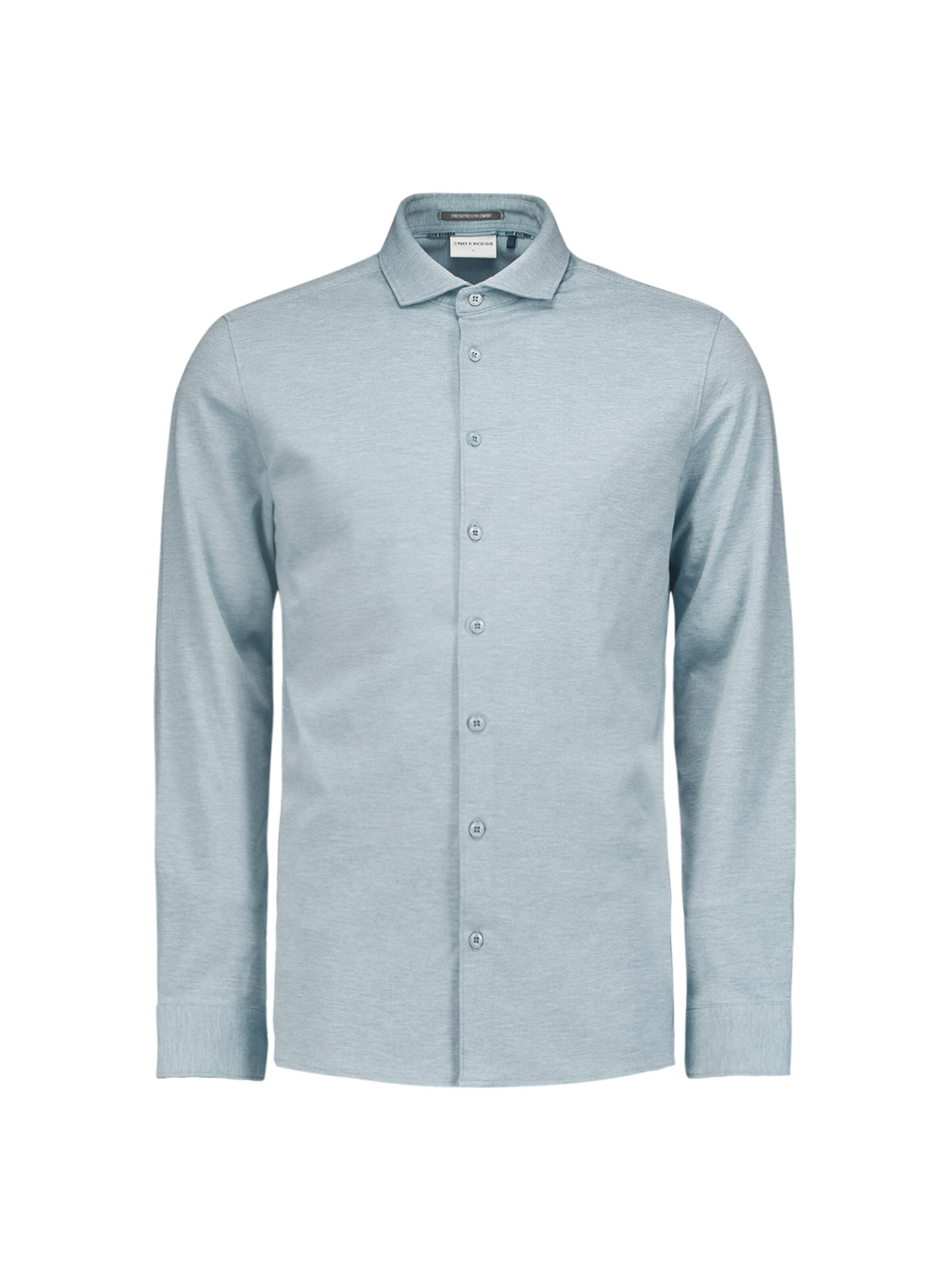 Coupe regular Chemise No Excess en bleu : devant