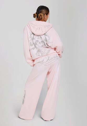 Ed Hardy Regular Byxa i rosa