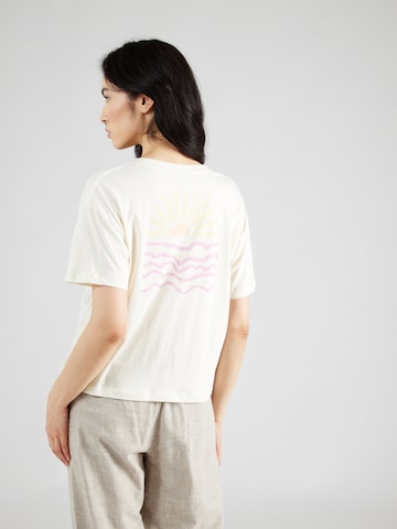 T-shirt 'SUNRISE FLOWER' Kathmandu en blanc