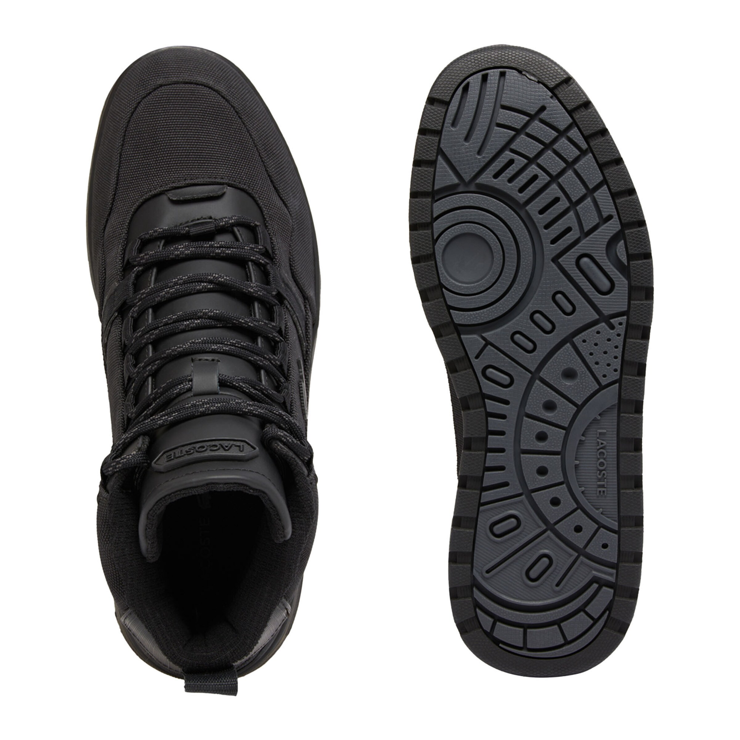 LACOSTE Lace-up boots in Black