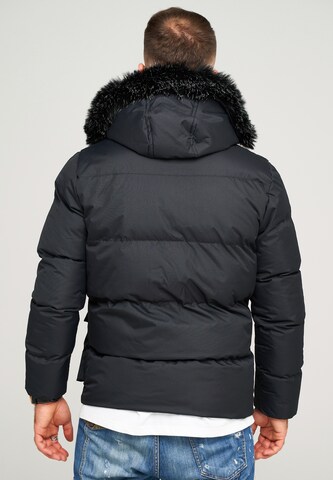 behype Winter Jacket 'BHADLYR' in Black