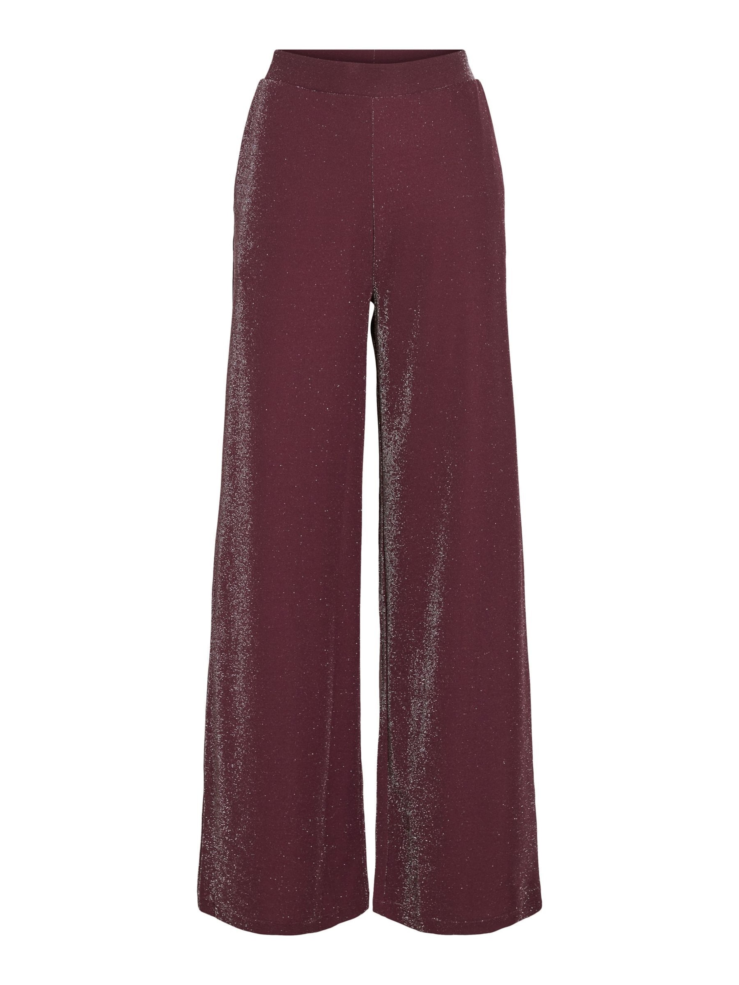 VILA Bukser 'VIEleinas' i mørkelilla, Produktvisning