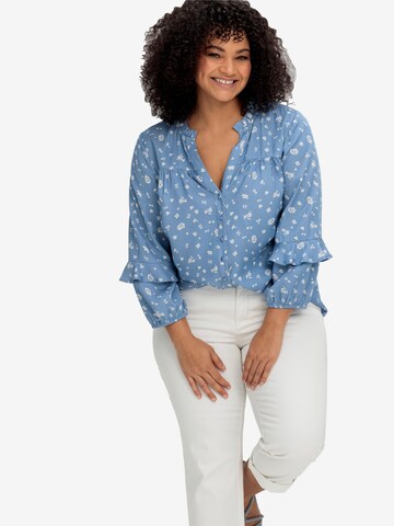 sheego by Joe Browns Bluse in Blau