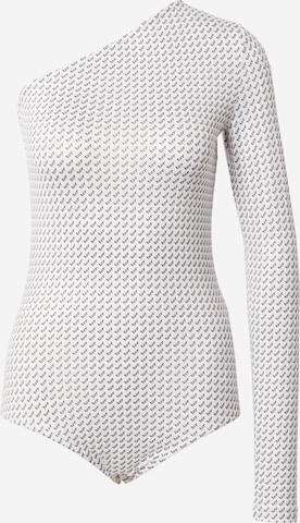 BZRBodi majica - bijela boja: prednji dio