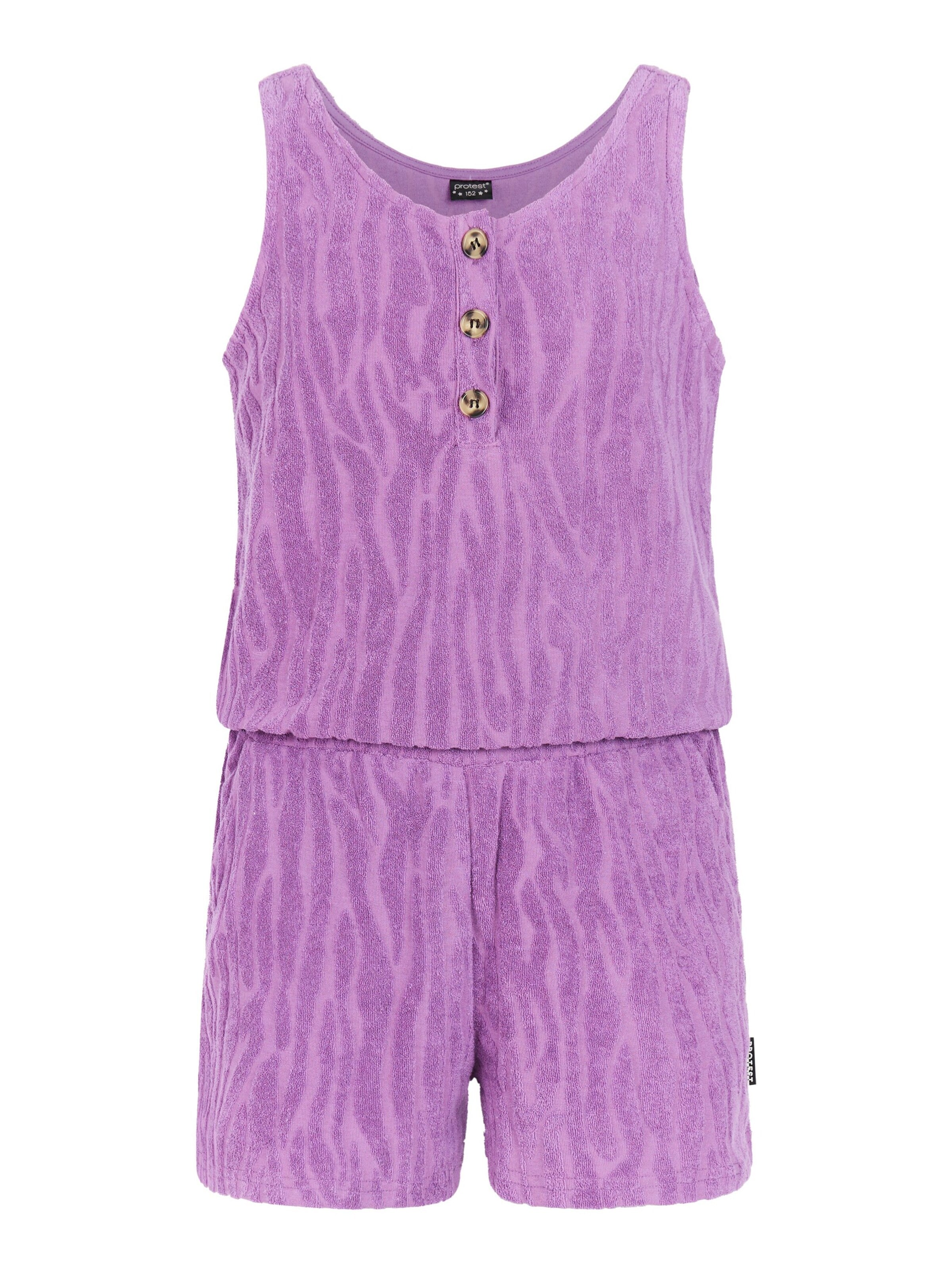PROTEST Overall 'PRTFav JR' in Purple: front
