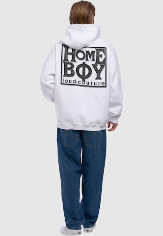 Sweat-shirt 'Old School' HOMEBOY en blanc