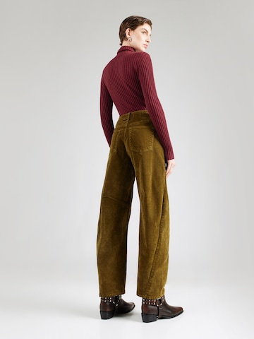 TOPSHOP Loosefit Παντελόνι 'TULLE' σε πράσινο