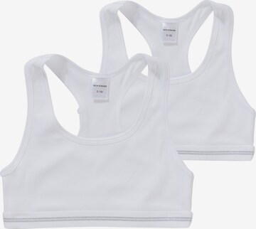 Bustier Soutiens-gorge SCHIESSER en blanc : devant