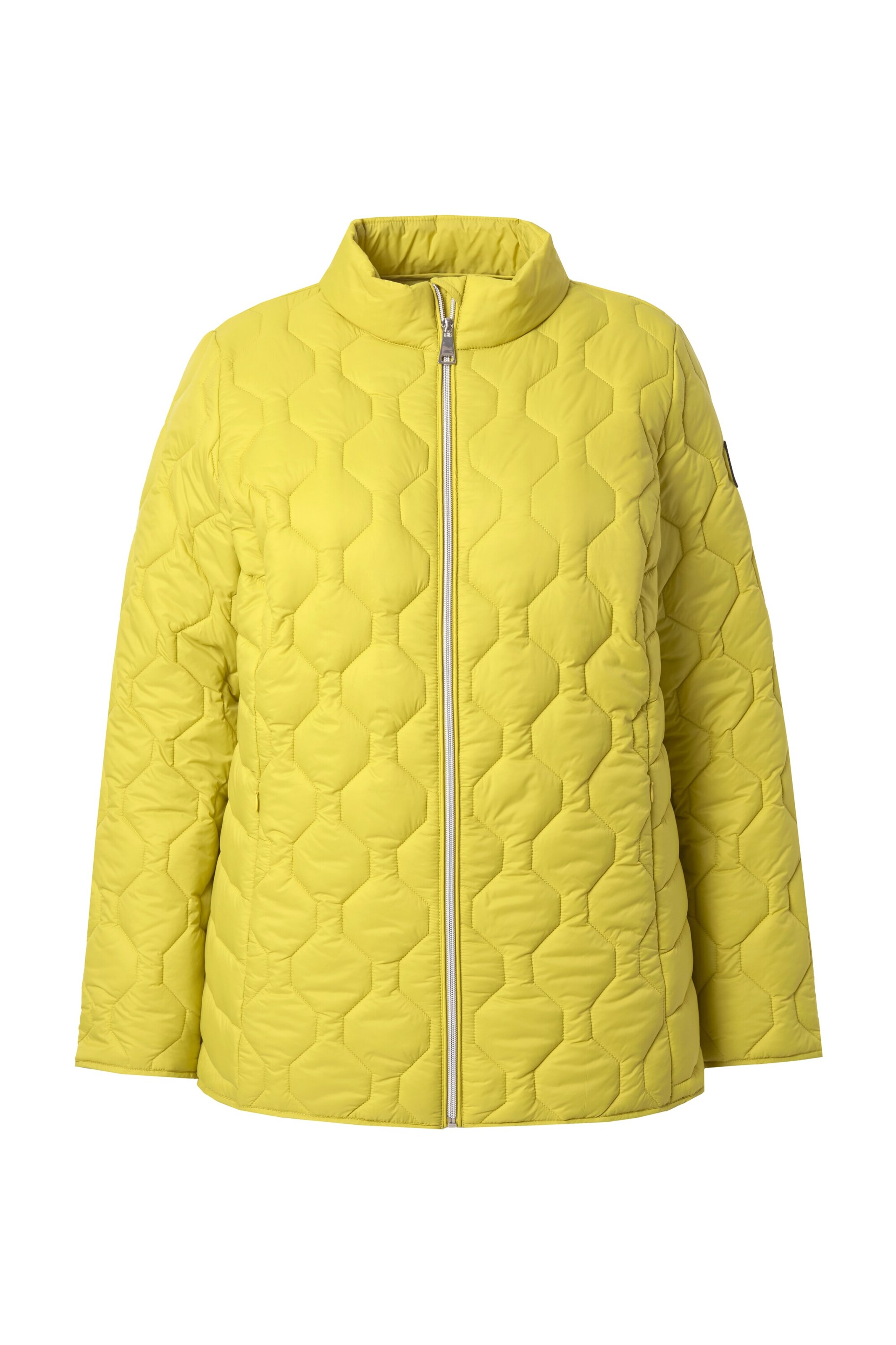 Ulla Popken Winter jacket in Yellow: front
