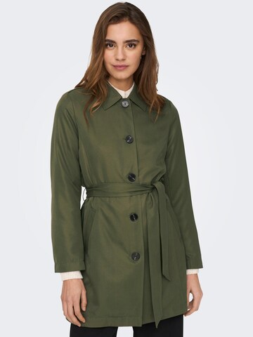 Manteau mi-saison ONLY en vert : devant