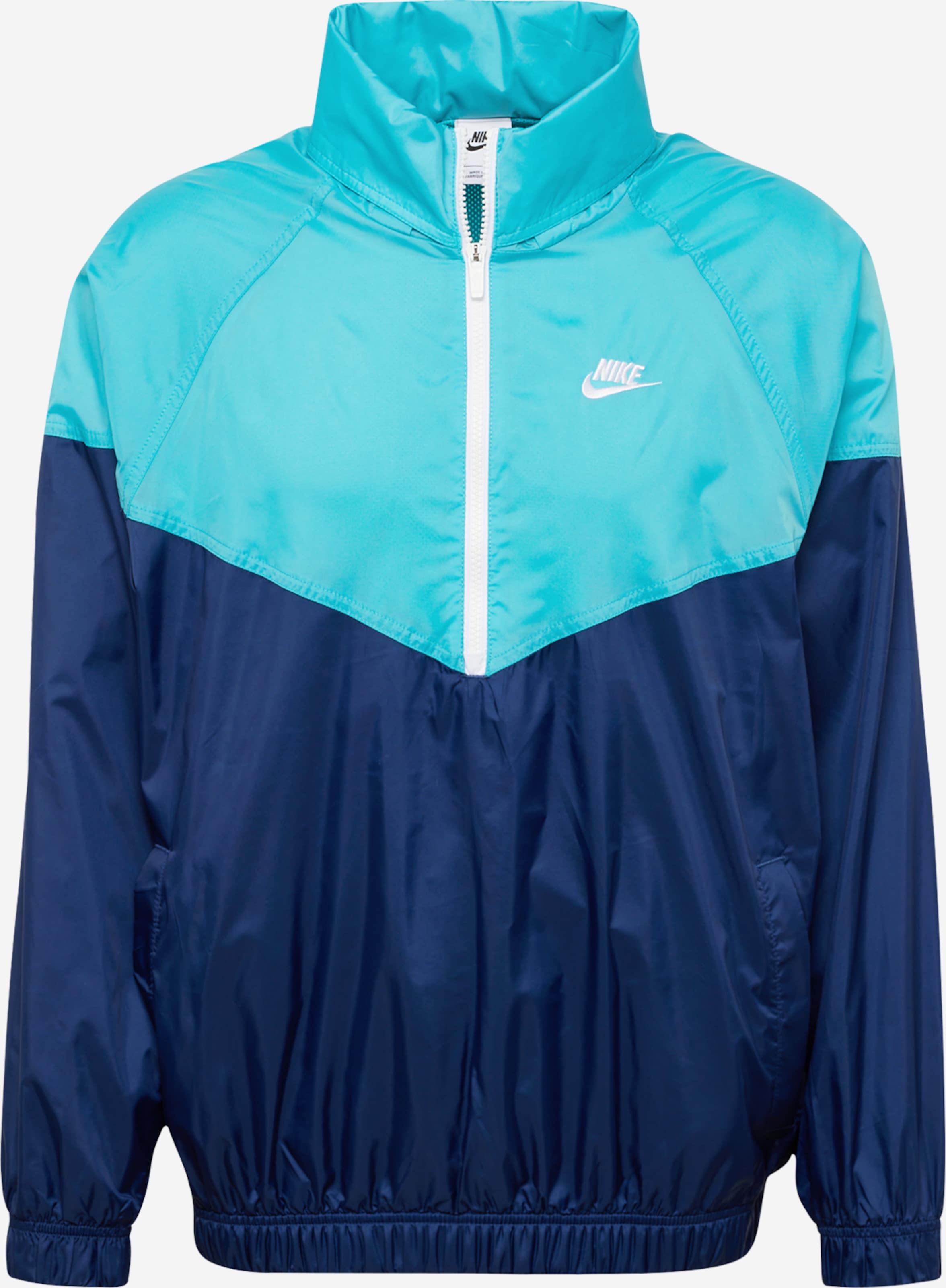 Nike Sportswear Between season jacket Windrunner in Grass Green Black ABOUT YOU