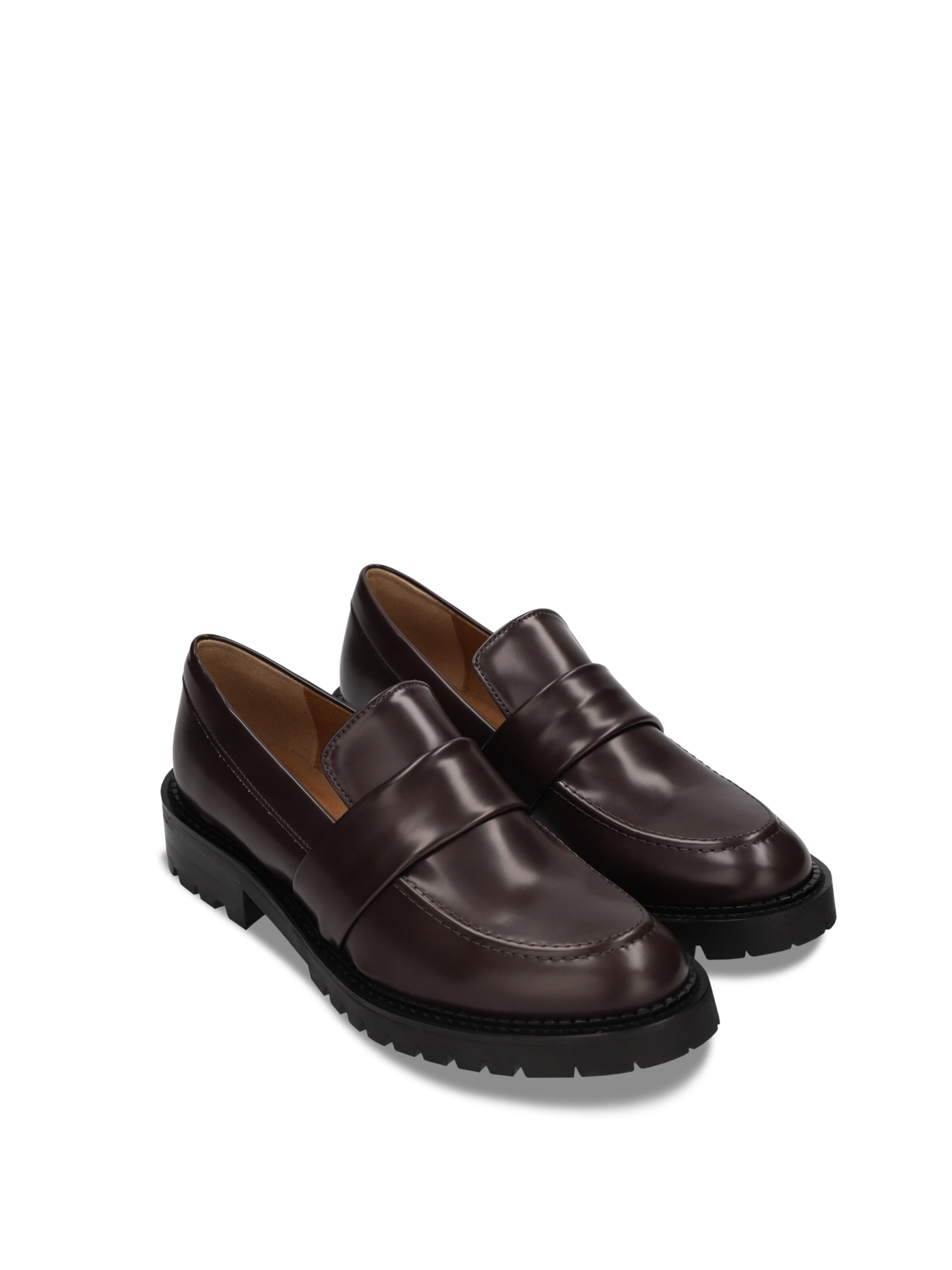 nae Vegan Shoes Instappers 'Elena B' in Bruin