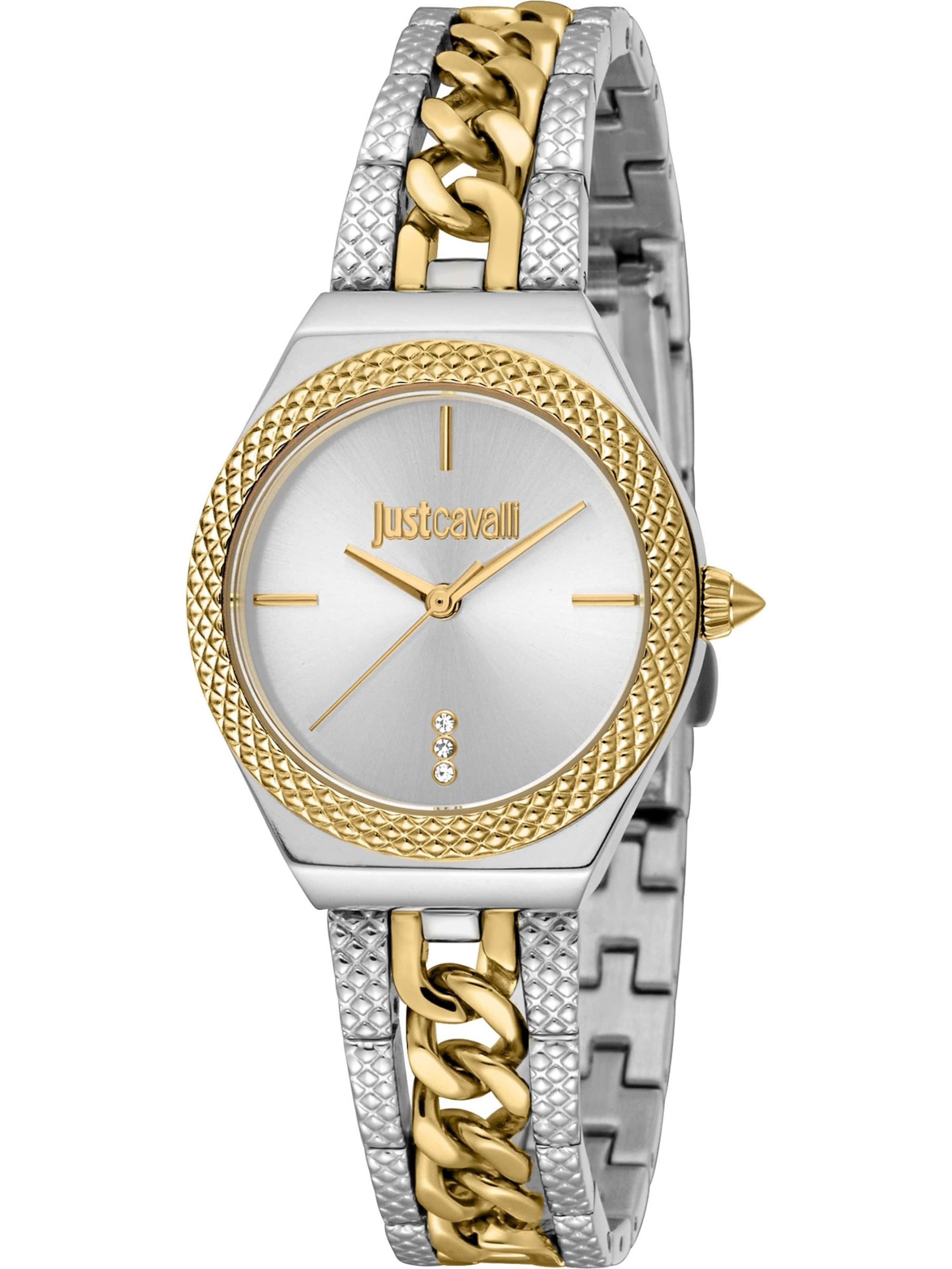 Just Cavalli Uhr in Gold: Vorderseite