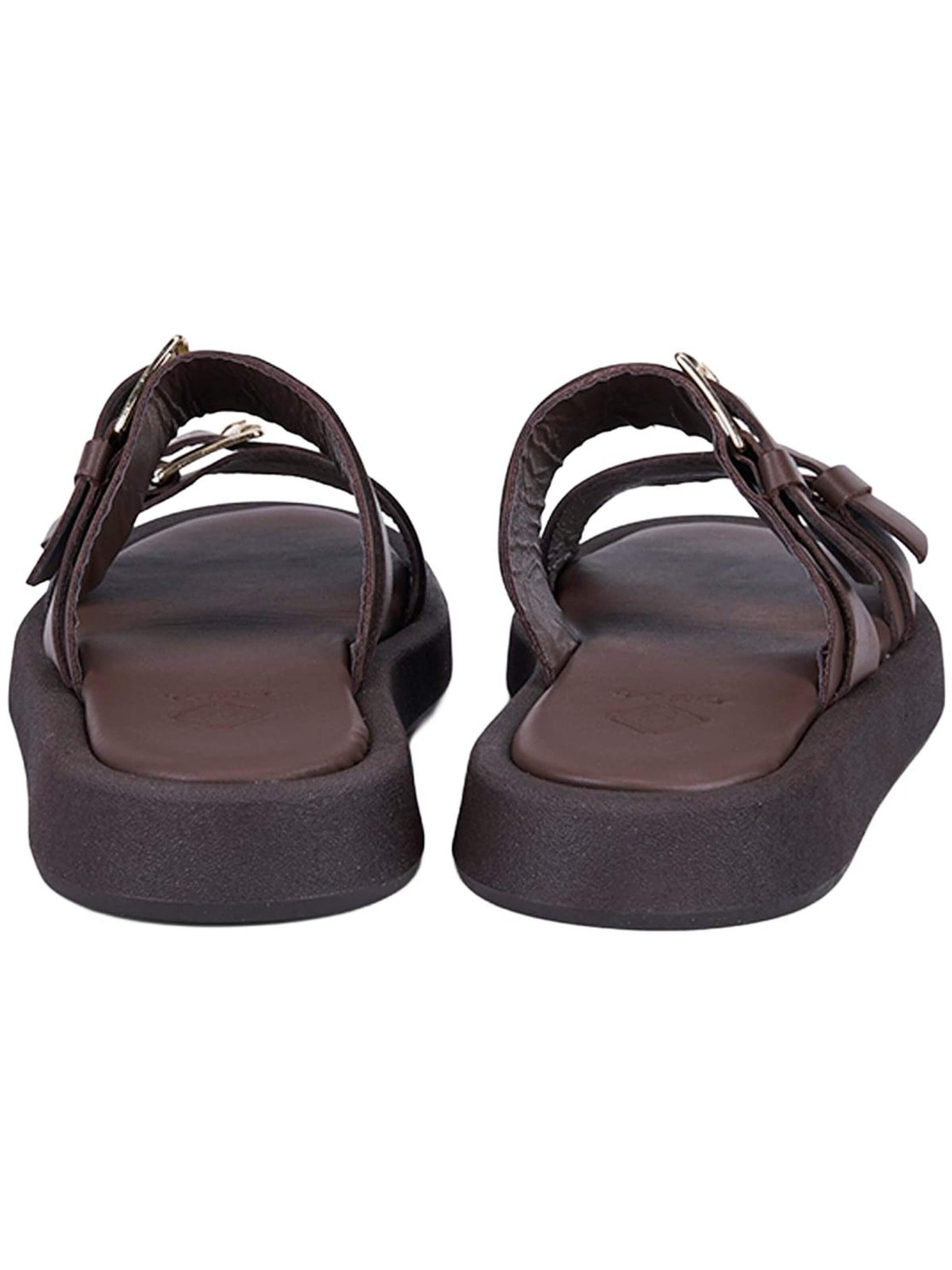 Desa Slippers 'Folien' in Brown