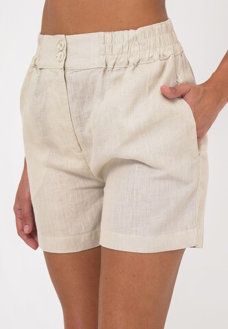 FRESHLIONS Regular Broek in Beige